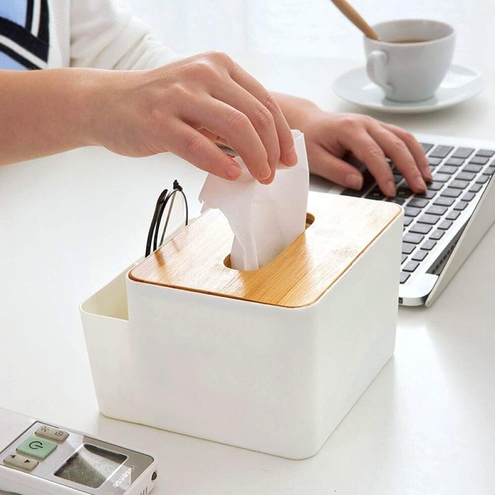 علبة مناديل وحامل