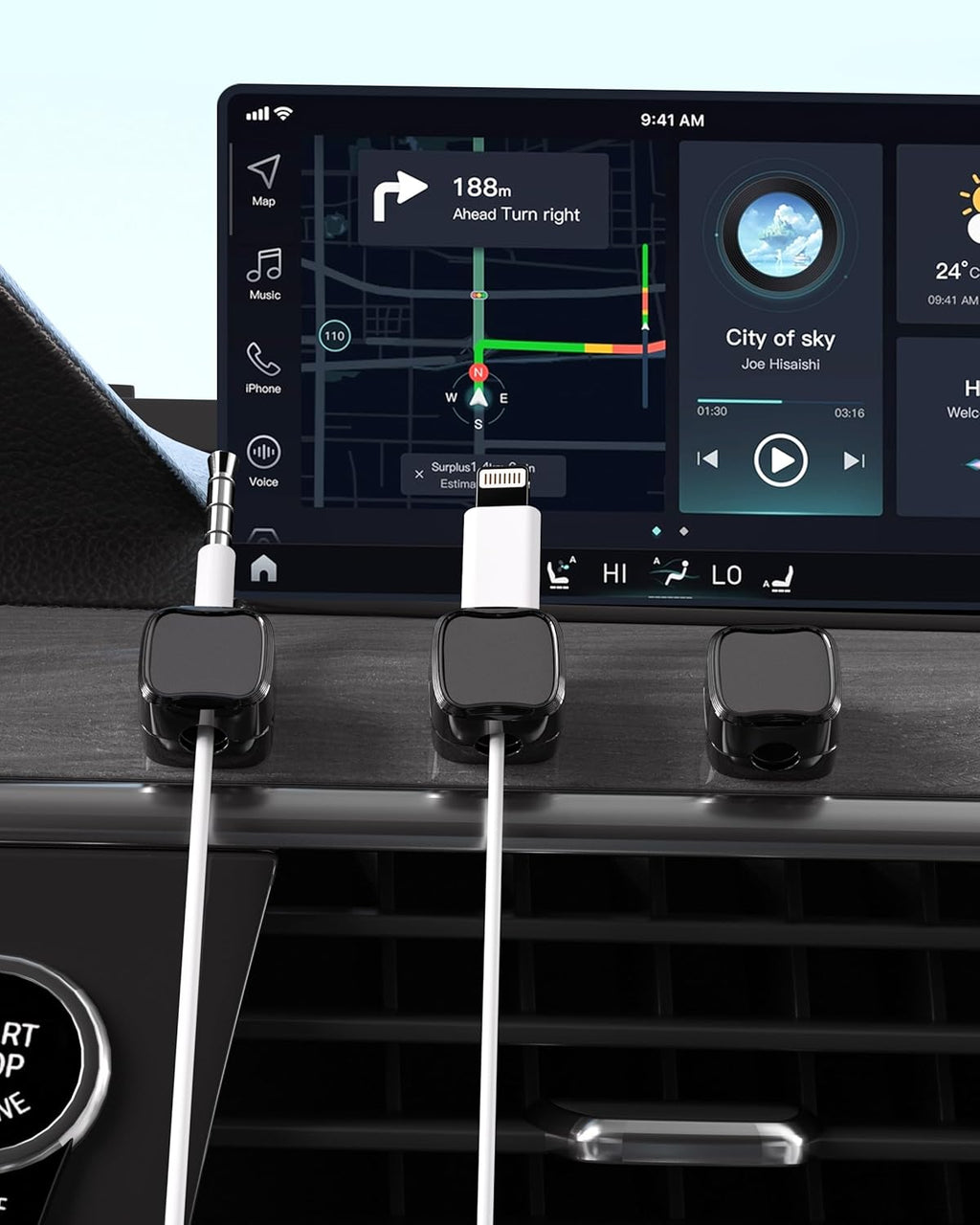 حامل الكابلات (6 قطع)