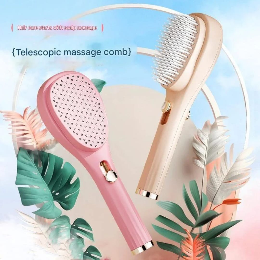 اضغط وأزل فرشاة الشعر