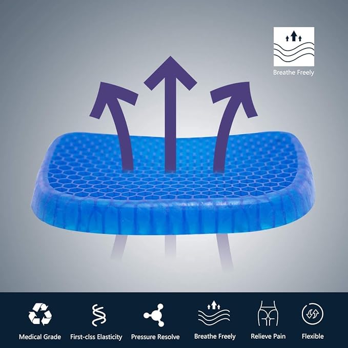 وسادة جل لدعم المقعد الطبي