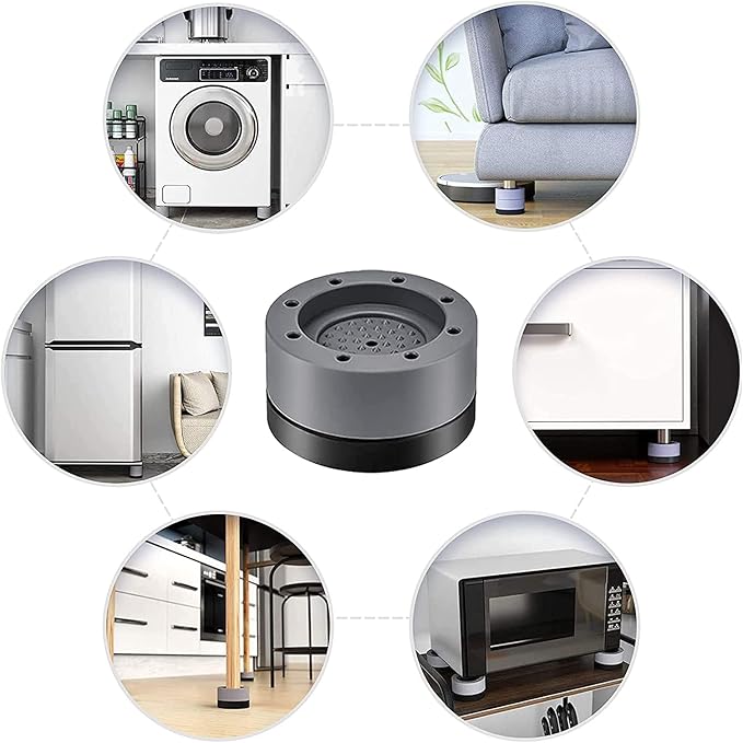 حامل مطاطي للأجهزة المنزلية (4 قطع)